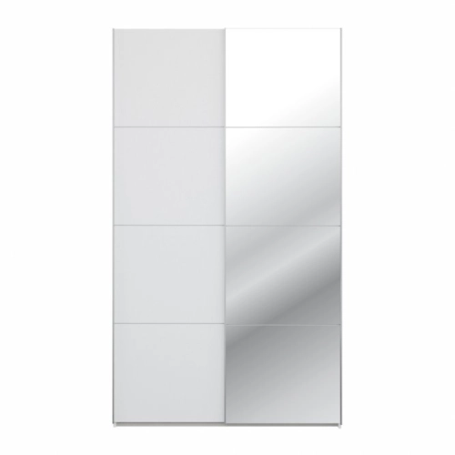 Szafa ubraniowa z lustrem 120 cm Kolor Biały